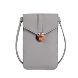 image-Women's PU Leather Crossbody Phone Wallet with Card Slots