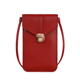 image-Women's PU Leather Crossbody Phone Wallet with Card Slots
