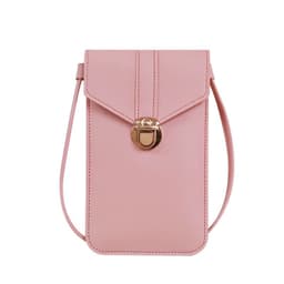 image-Women's PU Leather Crossbody Phone Wallet with Card Slots