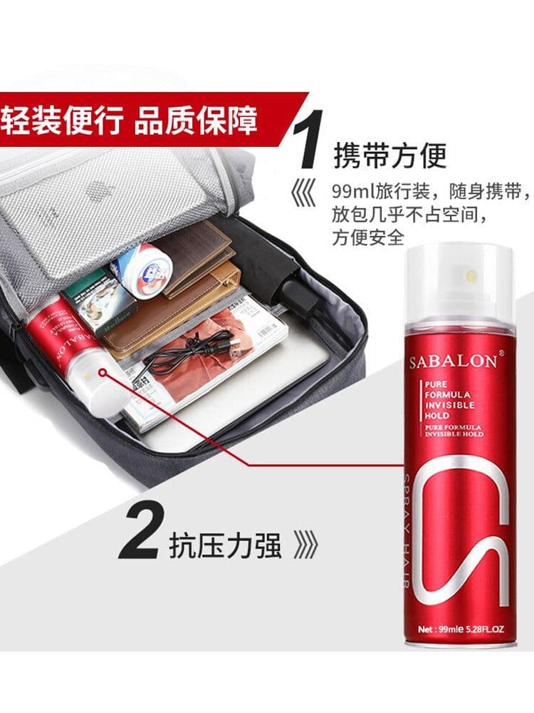 image-Sabelon Men's Styling Hair Spray Long-lasting Hold Travel Size