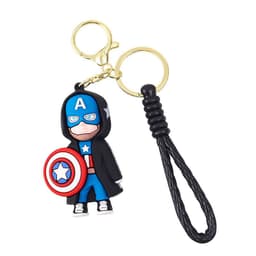 image-Avengers Superhero Keychain Silicone Cartoon Doll Pendant