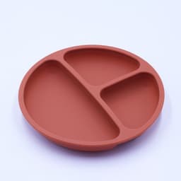 image-Silicone Baby Dinner Plate for 6+ Months - Food Grade Suction Bowl