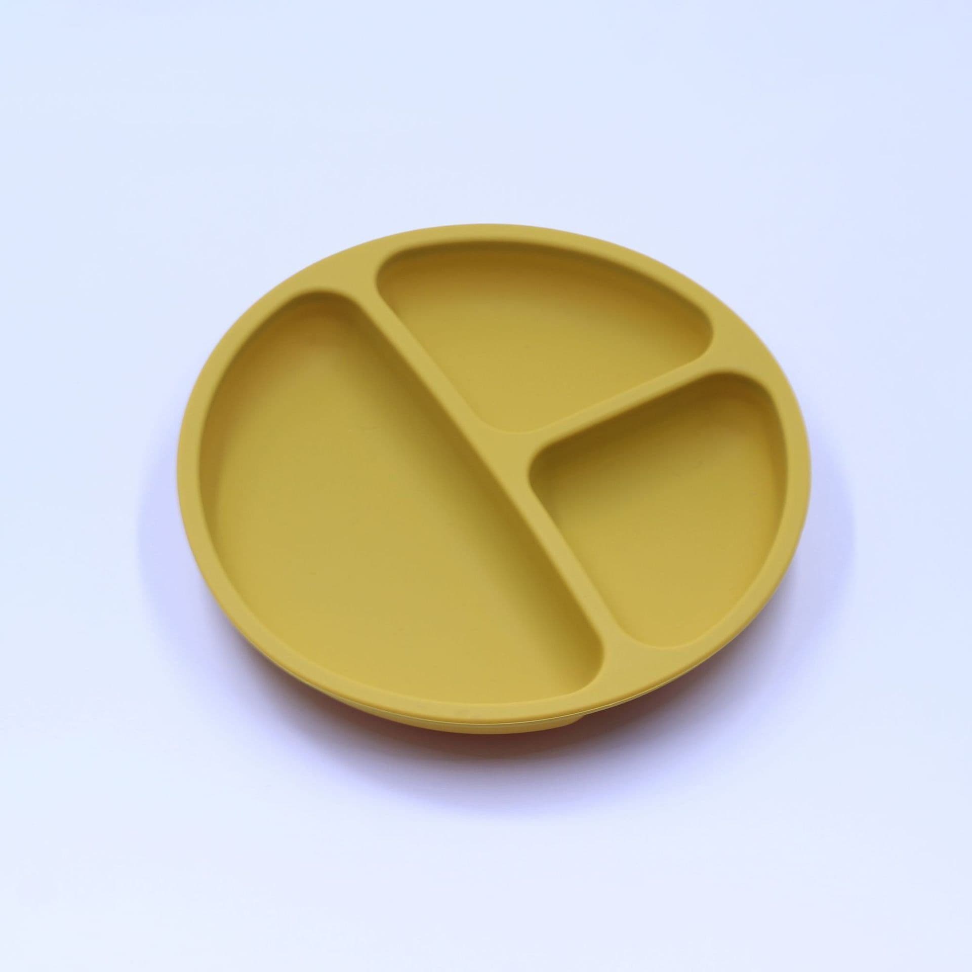 image-Silicone Baby Dinner Plate for 6+ Months - Food Grade Suction Bowl