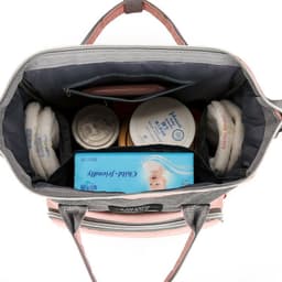 image-Mommy Diaper Bag Backpack - Large Capacity Waterproof Multi-Functional