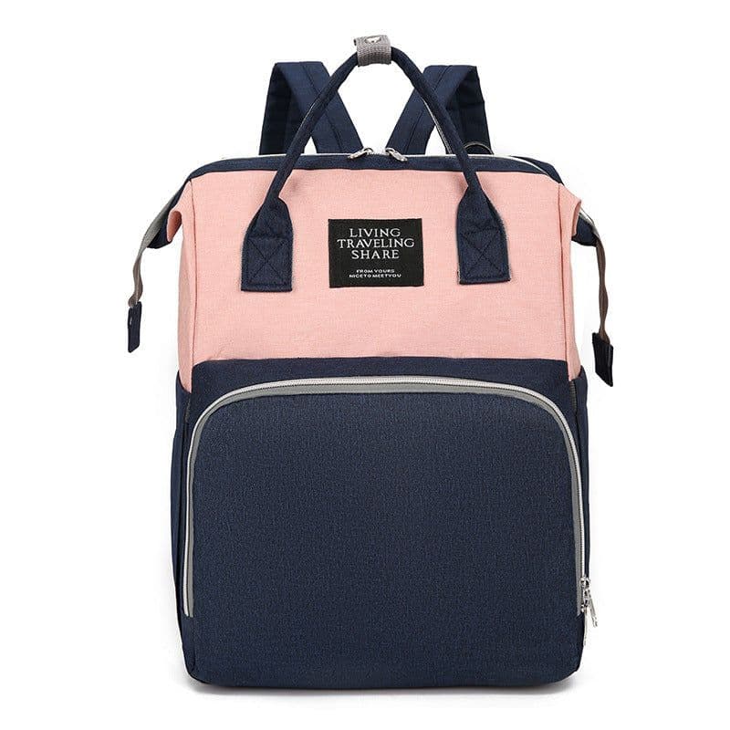 image-Mommy Diaper Bag Backpack - Large Capacity Waterproof Multi-Functional