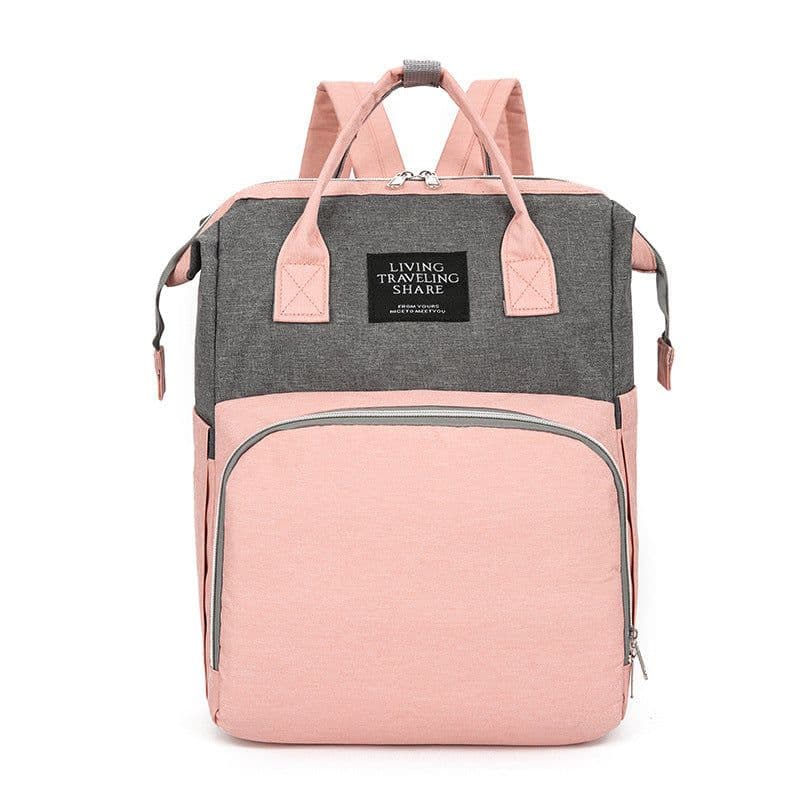 image-Mommy Diaper Bag Backpack - Large Capacity Waterproof Multi-Functional