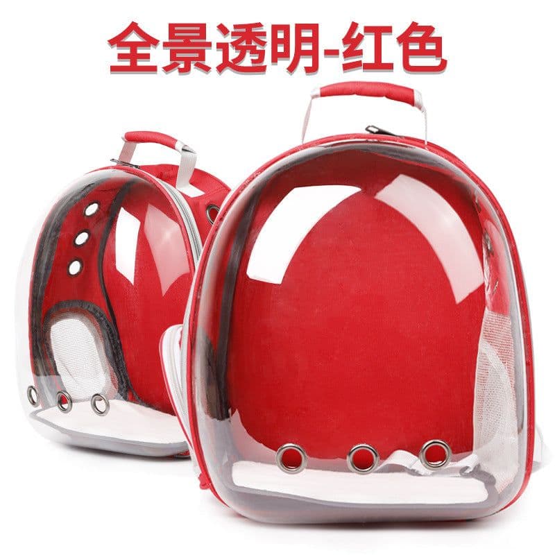 image-Hawo Panoramic Transparent Pet Carrier Backpack for Cats and Dogs
