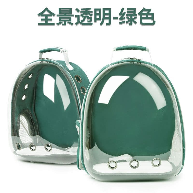 image-Hawo Panoramic Transparent Pet Carrier Backpack for Cats and Dogs