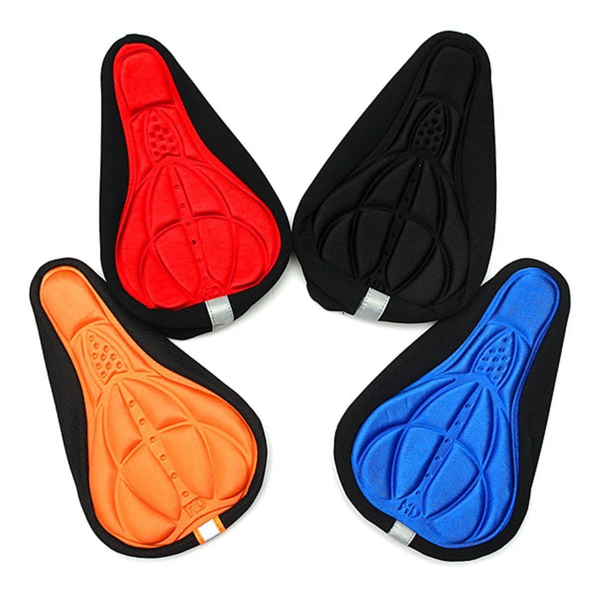 image-Bicycle Seat Cushion Cover - Blue Plastic