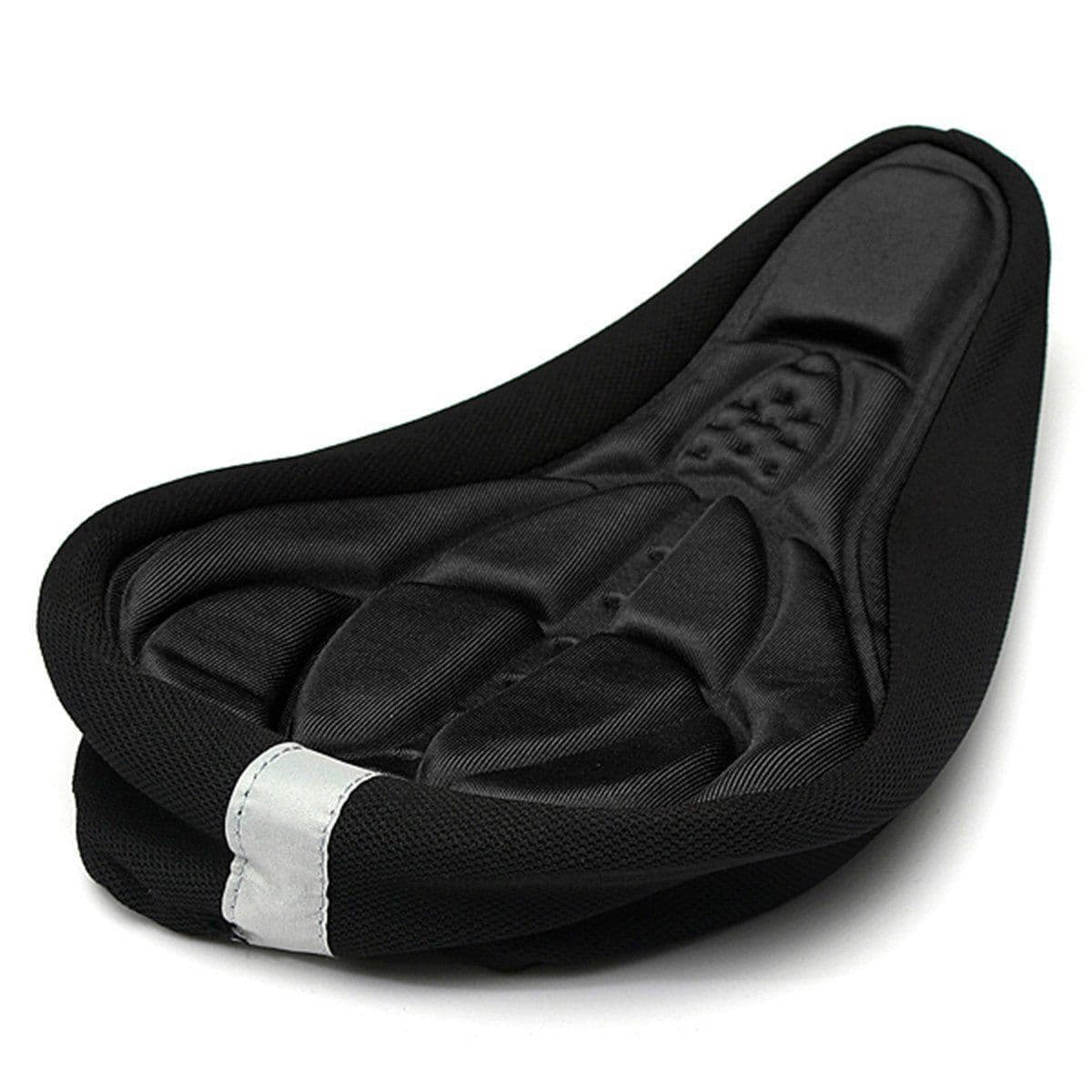 image-Bicycle Seat Cushion Cover - Blue Plastic
