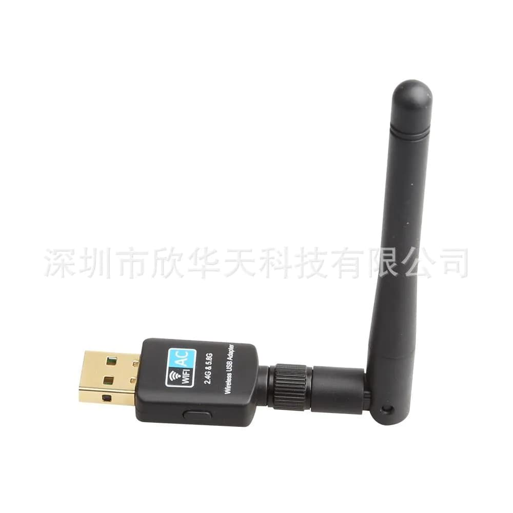 image-600Mbps Dual Band 802.11AC USB Wireless WiFi Network Adapter
