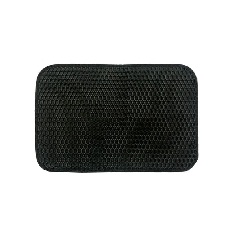image-EVA Cat Litter Mat Double Layer Non-Slip 55x75cm Black