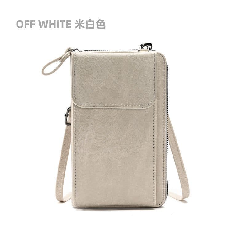 image-Women's PU Leather Crossbody Phone Bag Wallet with Card Slots