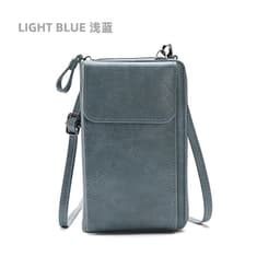image-Women's PU Leather Crossbody Phone Bag Wallet with Card Slots