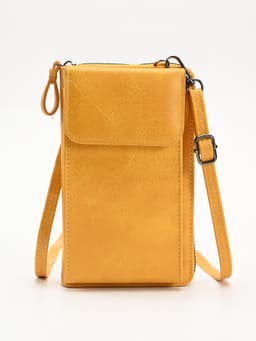 image-Women's PU Leather Crossbody Phone Bag Wallet with Card Slots