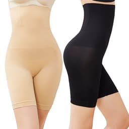 image-Women's High Waist Tummy Control Shapewear Panties Plus Size