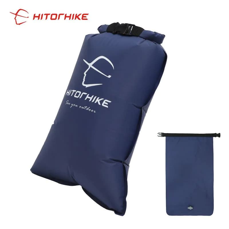 image-HiTok Inflatable Sleeping Pad with Pillow 190x58cm Ultralight TPU