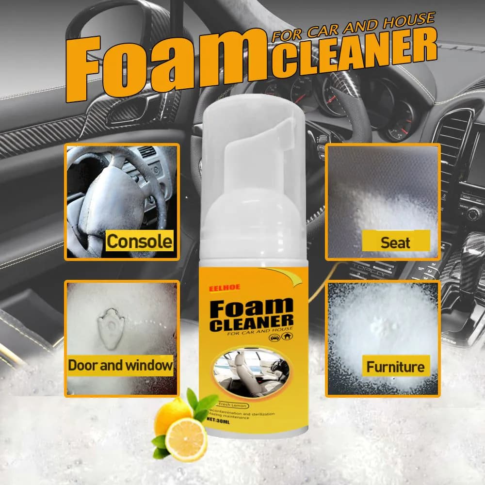 image-Multifunctional Foam Cleaner for Car Interior and Leather Seats
