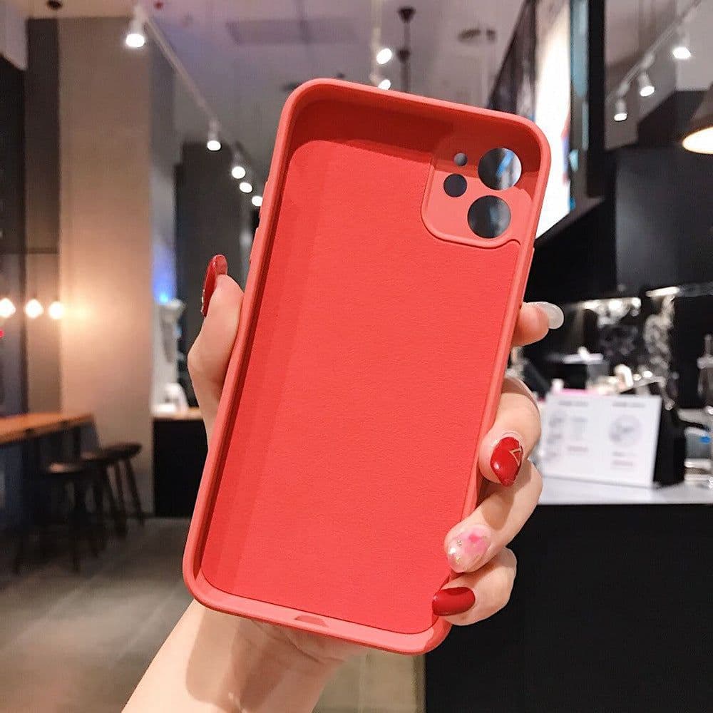 image-Rubik's Cube Liquid Silicone Phone Case with Wristband Stand