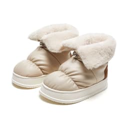 image-Men Women High-Top Winter Snow Boots Thick-Soled Cotton Slippers