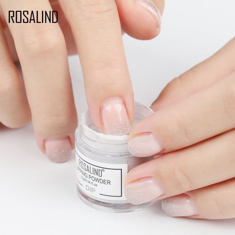 image-Rosalind Nail Dipping Powder 10g Natural Nude Color French Manicure