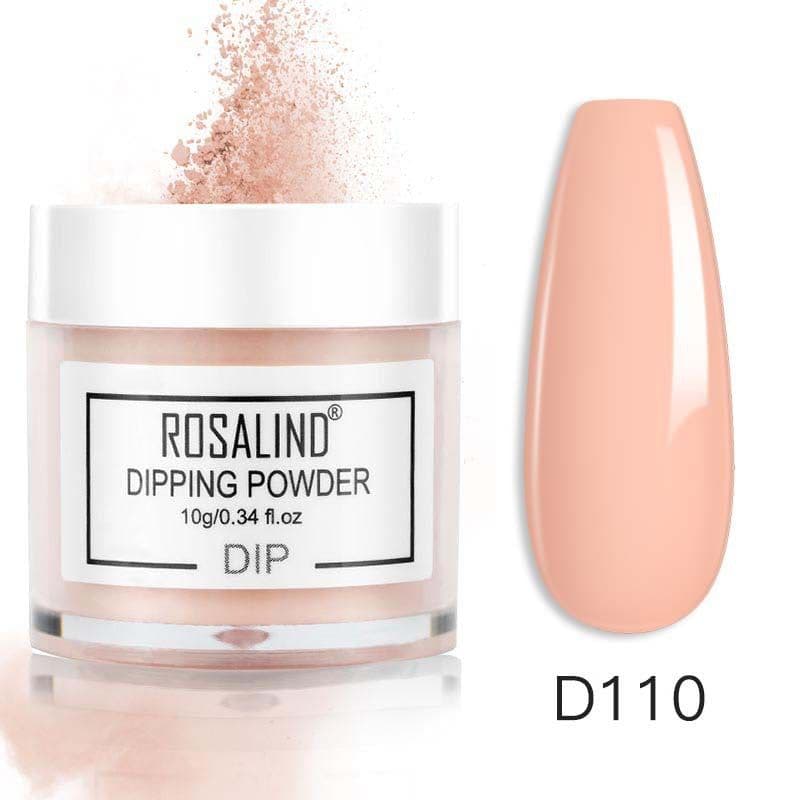 image-Rosalind Nail Dipping Powder 10g Natural Nude Color French Manicure