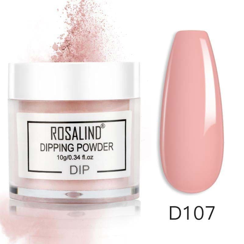 image-Rosalind Nail Dipping Powder 10g Natural Nude Color French Manicure
