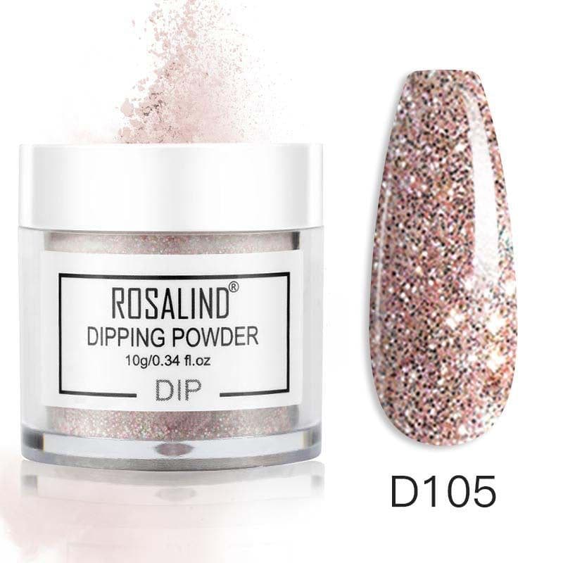 image-Rosalind Nail Dipping Powder 10g Natural Nude Color French Manicure