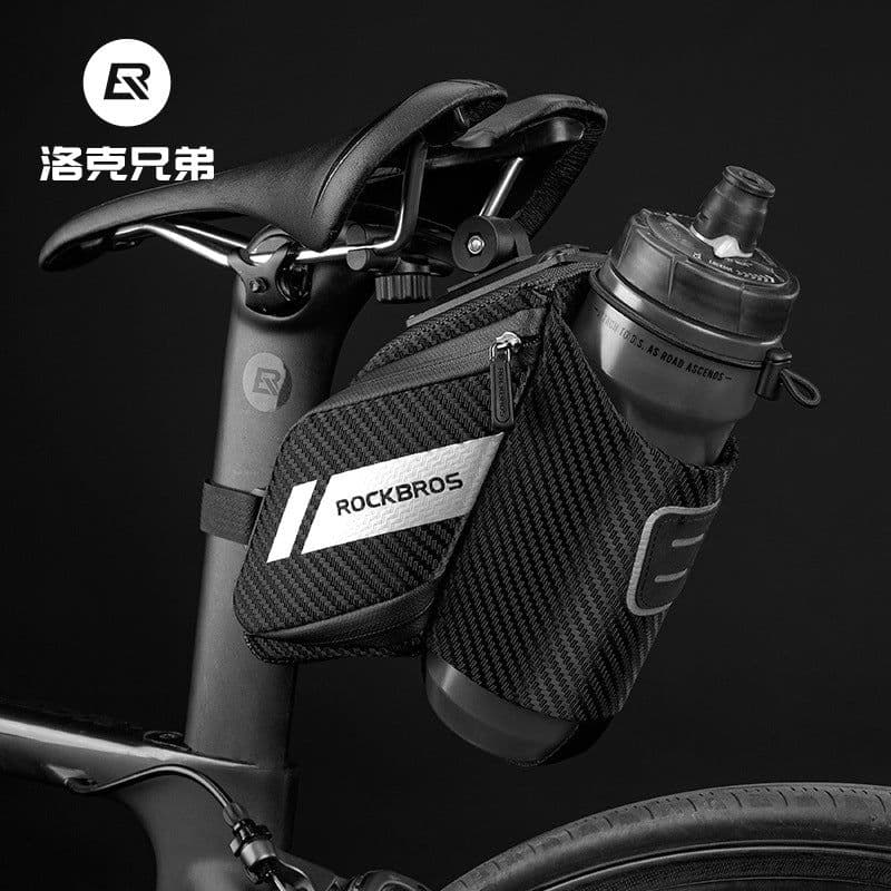 image-ROCKBROS Bike Saddle Bag 1.5L Waterproof Rear Seat Cycling Bag