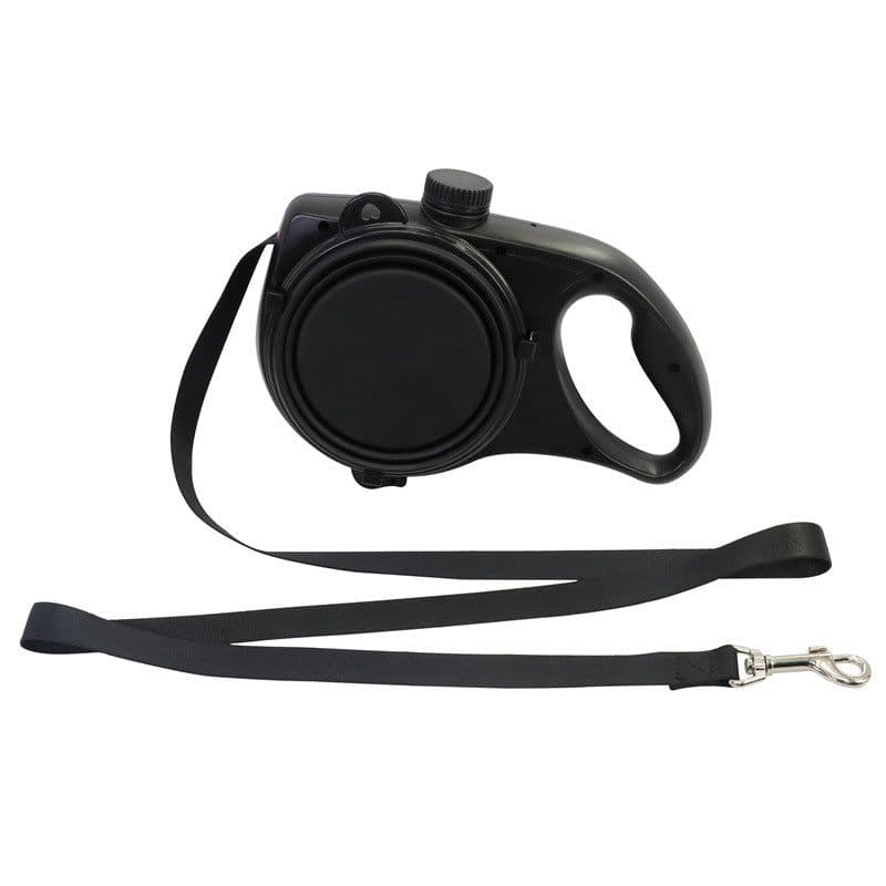 image-3-in-1 Portable Pet Leash with Water Bottle for Dogs and Cats