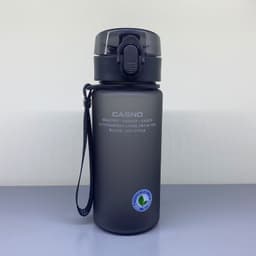 image-Cassino Matte Plastic Water Bottle with Lid and Lanyard 1050ml