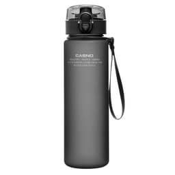 image-Cassino Matte Plastic Water Bottle with Lid and Lanyard 1050ml