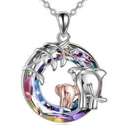 image-Tree of Life Pendant Necklace Women's Geometric Hollow Alloy Chain