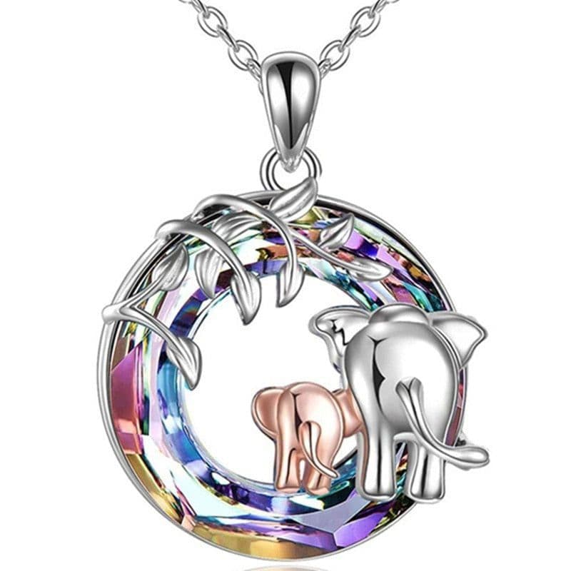 image-Tree of Life Pendant Necklace Women's Geometric Hollow Alloy Chain