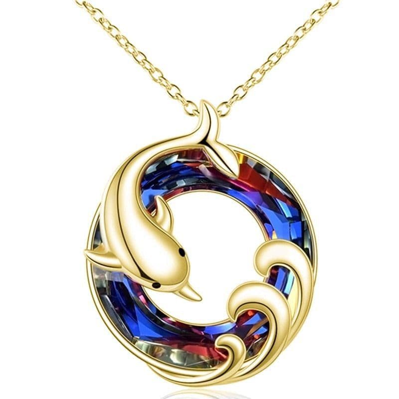 image-Tree of Life Pendant Necklace Women's Geometric Hollow Alloy Chain