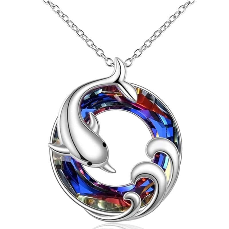image-Tree of Life Pendant Necklace Women's Geometric Hollow Alloy Chain