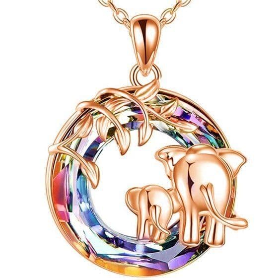 image-Tree of Life Pendant Necklace Women's Geometric Hollow Alloy Chain