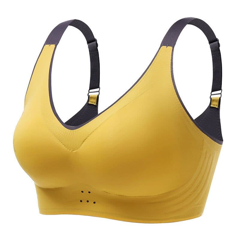 image-Women's Wireless Seamless Sports Bra Yoga Sleep Plus Size Anti-Sag