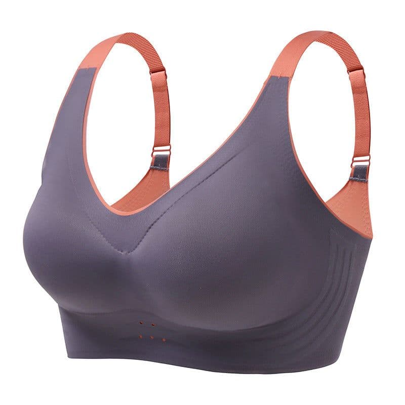 image-Women's Wireless Seamless Sports Bra Yoga Sleep Plus Size Anti-Sag