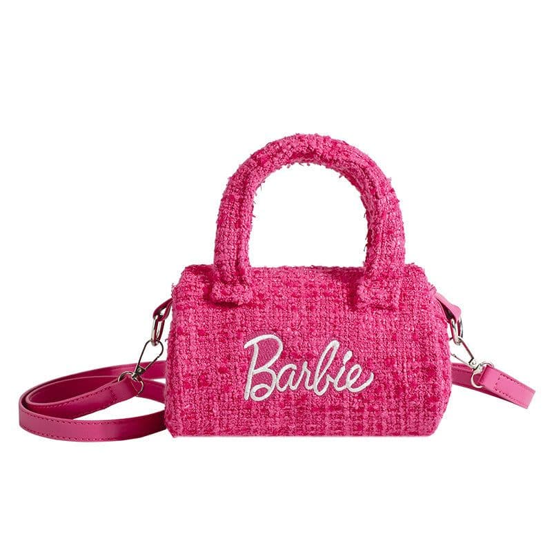 image-Women's Cylinder Handbag Shoulder Crossbody Small Bag