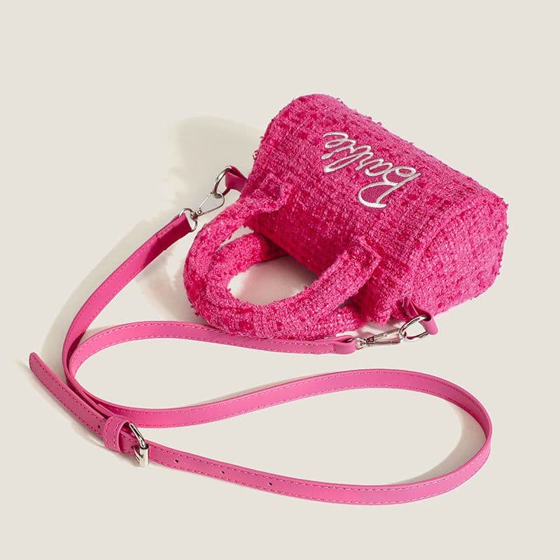 image-Women's Cylinder Handbag Shoulder Crossbody Small Bag