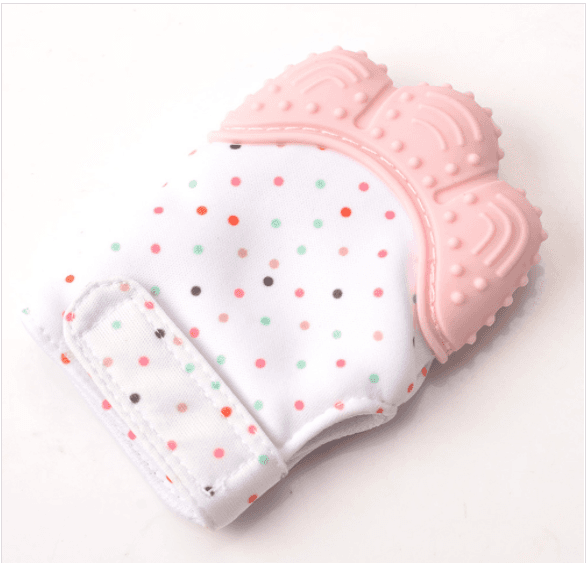 image-Baby Silicone Teething Glove Toy for 6+ Months