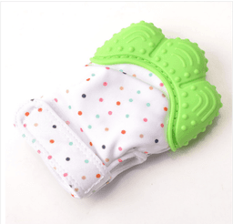 image-Baby Silicone Teething Glove Toy for 6+ Months