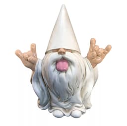 image-Christmas Santa Claus Mask Resin Figurine Dwarf Headgear Decor