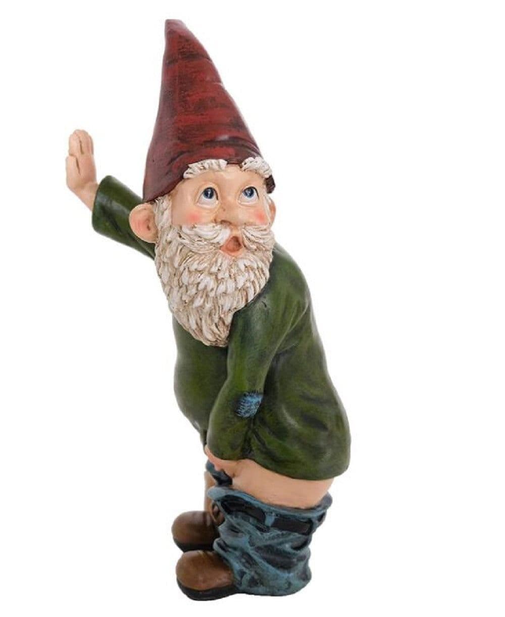 image-Christmas Santa Claus Mask Resin Figurine Dwarf Headgear Decor