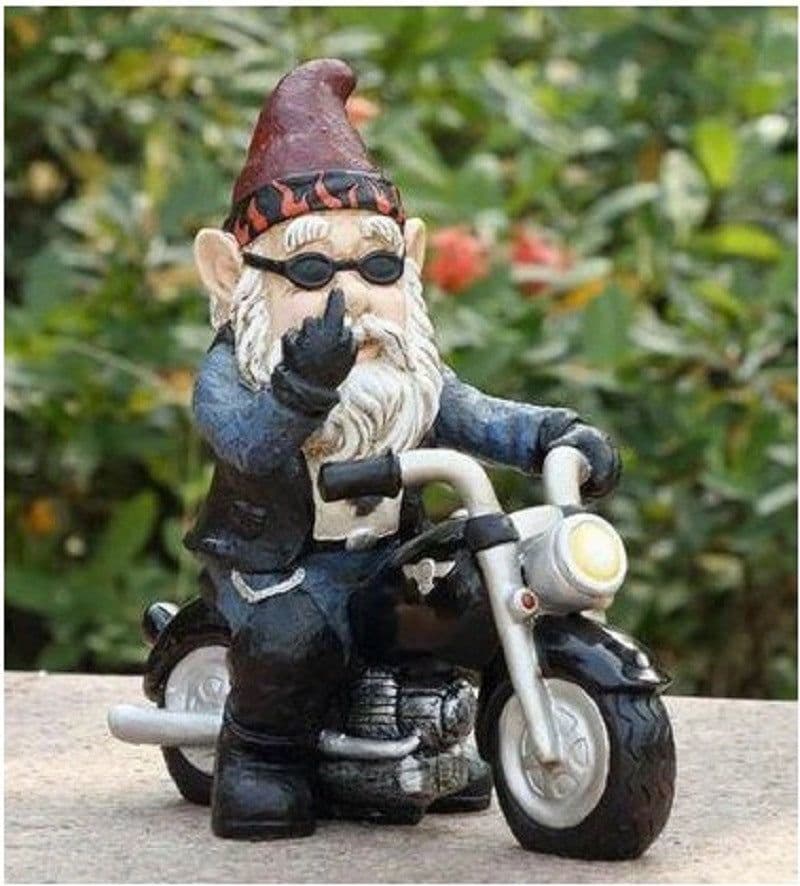 image-Christmas Santa Claus Mask Resin Figurine Dwarf Headgear Decor