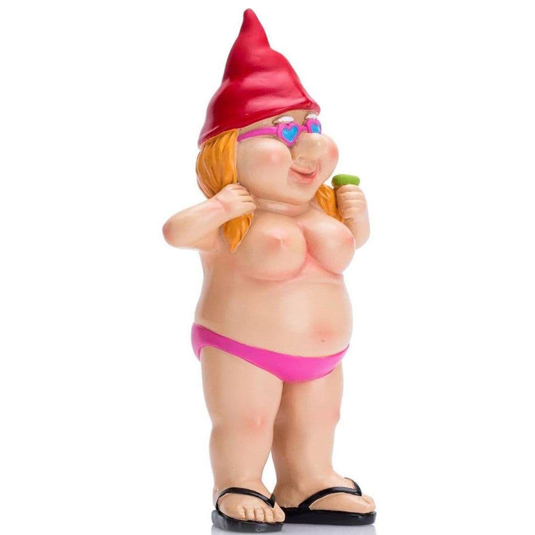 image-Christmas Santa Claus Mask Resin Figurine Dwarf Headgear Decor