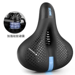 image-TOSUOD Bike Saddle Cushion Widened Thickened Shock Absorption