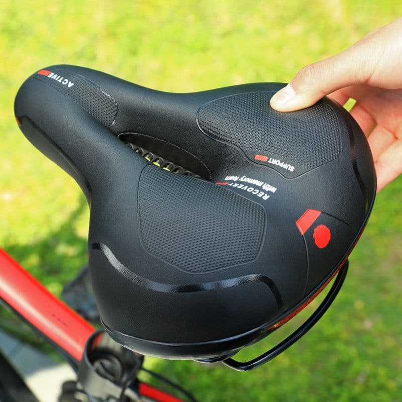 image-TOSUOD Bike Saddle Cushion Widened Thickened Shock Absorption