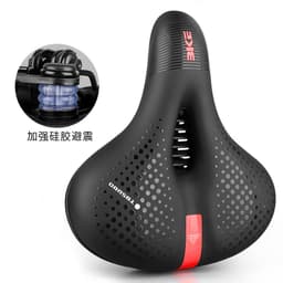 image-TOSUOD Bike Saddle Cushion Widened Thickened Shock Absorption